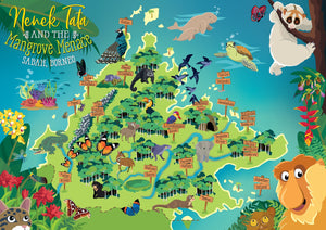 Teaching Map for Nenek Tata and the Mangrove Menace A3 - PDF DOCUMENT